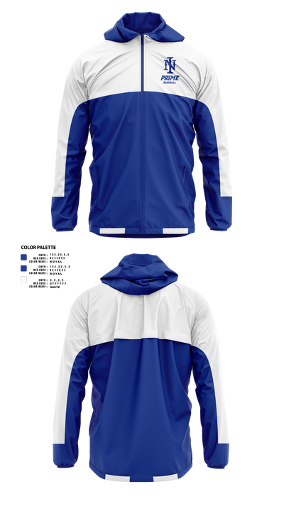 Ninth Inning Prime Baseball 13415763 Windbreaker - 1