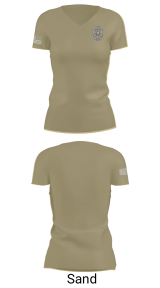 Women's Short Sleeve Vneck Shirt, Criminal Investigations Division, Police, Teamtime, Team time, sublimation, custom sports apparel, team uniforms, spirit wear, spiritwear, sports uniforms, custom shirts, team store, custom team store, fundraiser sports, apparel fundraiser