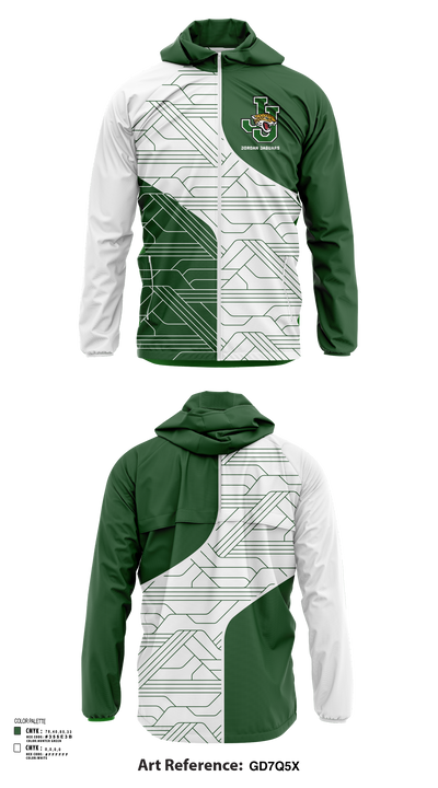 Jordan Jaguars 86972516 Windbreaker - 128