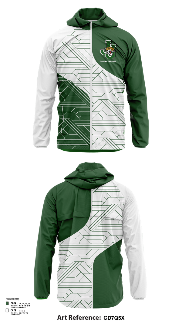 Windbreaker, Jordan Jaguars, Spirit Store, Teamtime, Team time, sublimation, custom sports apparel, team uniforms, spirit wear, spiritwear, sports uniforms, custom shirts, team store, custom team store, fundraiser sports, apparel fundraiser