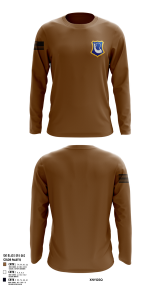 Long Sleeve Performance Shirt, C-Co. 1-181st, National Guard, Teamtime, Team time, sublimation, custom sports apparel, team uniforms, spirit wear, spiritwear, sports uniforms, custom shirts, team store, custom team store, fundraiser sports, apparel fundraiser