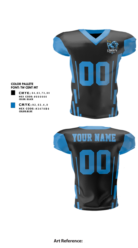 Football Jersey, Liberty high school football, , Teamtime, Team time, sublimation, custom sports apparel, team uniforms, spirit wear, spiritwear, sports uniforms, custom shirts, team store, custom team store, fundraiser sports, apparel fundraiser