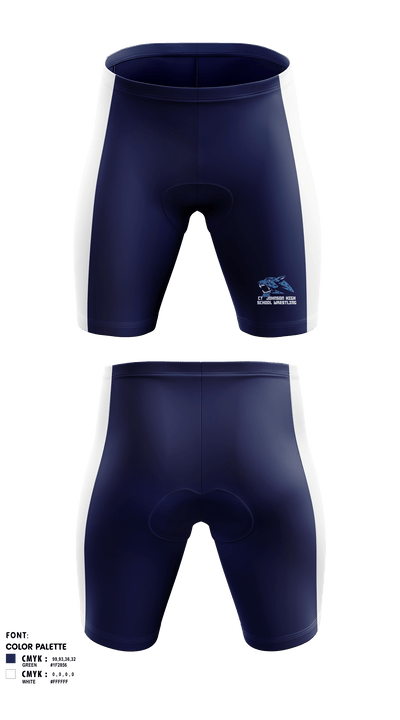 CT Johnson High School Wrestling 31935776 Men's Compression Shorts - 42