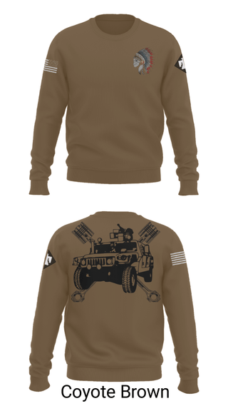Crew Neck Sweatshirt, FMS 1, OKARNG, , Teamtime, Team time, sublimation, custom sports apparel, team uniforms, spirit wear, spiritwear, sports uniforms, custom shirts, team store, custom team store, fundraiser sports, apparel fundraiser