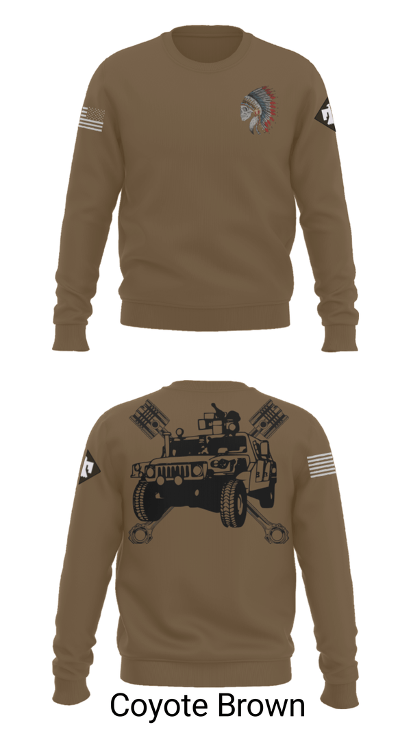 Crew Neck Sweatshirt, FMS 1, OKARNG, , Teamtime, Team time, sublimation, custom sports apparel, team uniforms, spirit wear, spiritwear, sports uniforms, custom shirts, team store, custom team store, fundraiser sports, apparel fundraiser
