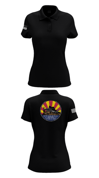 Womens Short Sleeve Performance Polo, WAATS 15T10 CLASS 25-001, , Teamtime, Team time, sublimation, custom sports apparel, team uniforms, spirit wear, spiritwear, sports uniforms, custom shirts, team store, custom team store, fundraiser sports, apparel fundraiser