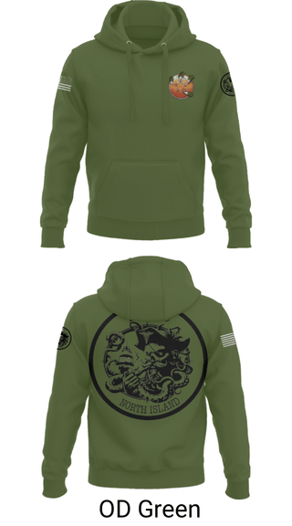 Hoodie, USS MAKIN ISLANDC5 MKI, Navy, Teamtime, Team time, sublimation, custom sports apparel, team uniforms, spirit wear, spiritwear, sports uniforms, custom shirts, team store, custom team store, fundraiser sports, apparel fundraiser