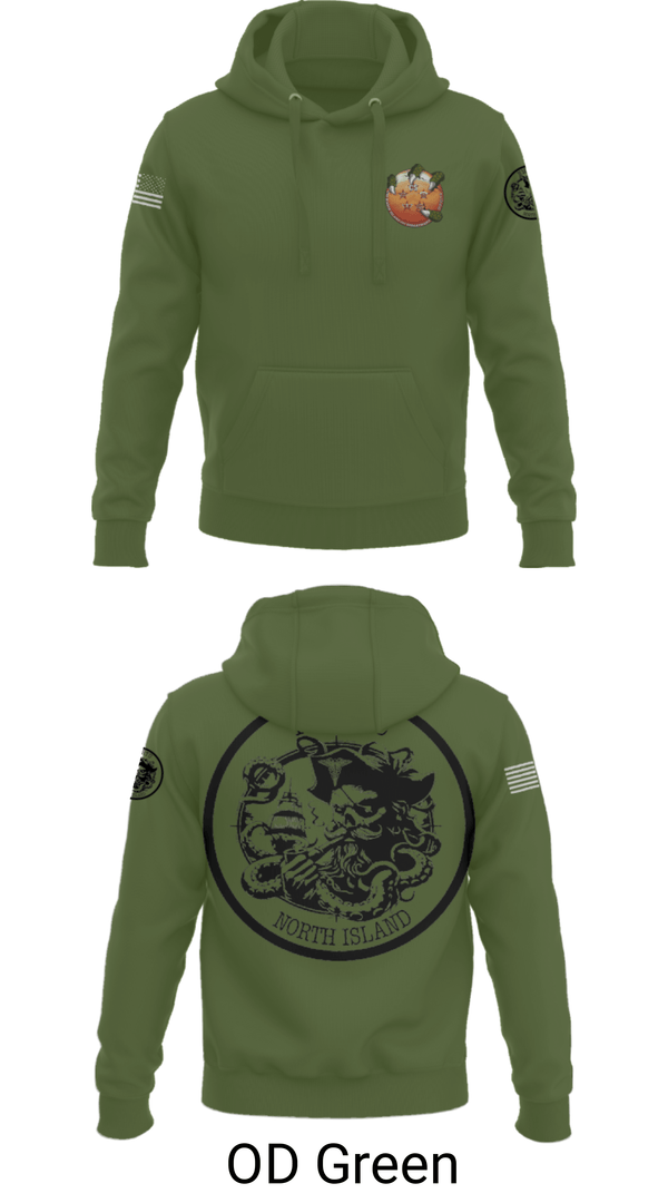 Hoodie, USS MAKIN ISLANDC5 MKI, Navy, Teamtime, Team time, sublimation, custom sports apparel, team uniforms, spirit wear, spiritwear, sports uniforms, custom shirts, team store, custom team store, fundraiser sports, apparel fundraiser