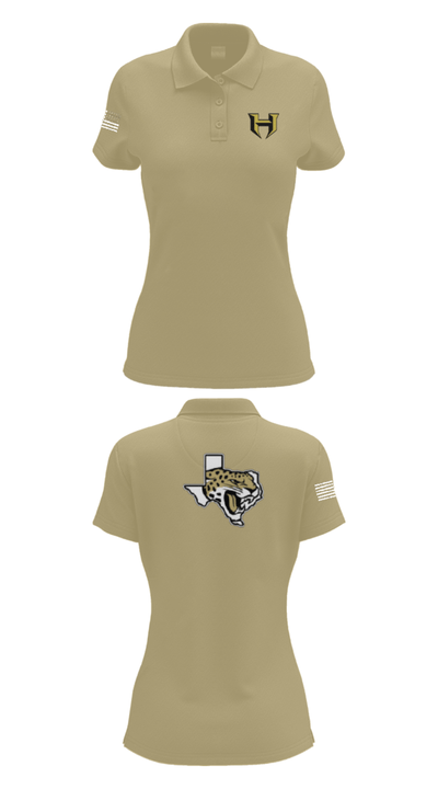 Hubbard Middle School Cheer 37740474 Women's Short Sleeve Performance Polo  - 43