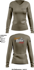 Air Station Miami 95646017 Women's Long Sleeve V-neck Shirt - 6