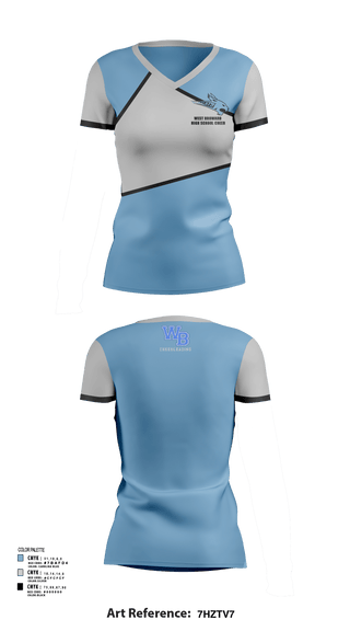 Womens Short Sleeve Vneck Shirt, West Broward High School Cheer, Cheer, Teamtime, Team time, sublimation, custom sports apparel, team uniforms, spirit wear, spiritwear, sports uniforms, custom shirts, team store, custom team store, fundraiser sports, apparel fundraiser