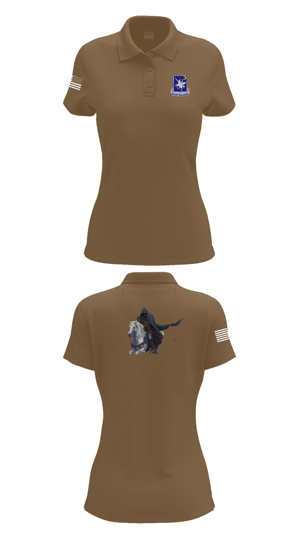 Womens Short Sleeve Performance Polo, 160th SOAR (A), , Teamtime, Team time, sublimation, custom sports apparel, team uniforms, spirit wear, spiritwear, sports uniforms, custom shirts, team store, custom team store, fundraiser sports, apparel fundraiser
