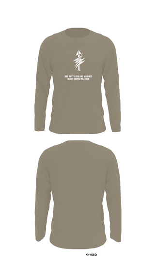 Long Sleeve Performance Shirt, 3rd Battalion 2nd Marines Scout Sniper Platoon, Marines, Teamtime, Team time, sublimation, custom sports apparel, team uniforms, spirit wear, spiritwear, sports uniforms, custom shirts, team store, custom team store, fundraiser sports, apparel fundraiser