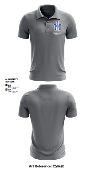 Short Sleeve Performance Polo, Imater Academy High School Track, Track & Field, Teamtime, Team time, sublimation, custom sports apparel, team uniforms, spirit wear, spiritwear, sports uniforms, custom shirts, team store, custom team store, fundraiser sports, apparel fundraiser