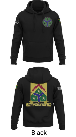Hoodie, 278th Armored Cavalry, Army, Teamtime, Team time, sublimation, custom sports apparel, team uniforms, spirit wear, spiritwear, sports uniforms, custom shirts, team store, custom team store, fundraiser sports, apparel fundraiser