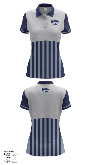 Womens Short Sleeve Performance Polo, DEPEW WILDCATS, Bowling, Teamtime, Team time, sublimation, custom sports apparel, team uniforms, spirit wear, spiritwear, sports uniforms, custom shirts, team store, custom team store, fundraiser sports, apparel fundraiser