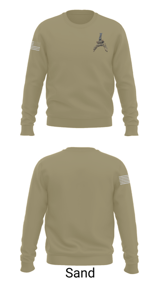 Crew Neck Sweatshirt, Grim Troop, Army, Teamtime, Team time, sublimation, custom sports apparel, team uniforms, spirit wear, spiritwear, sports uniforms, custom shirts, team store, custom team store, fundraiser sports, apparel fundraiser
