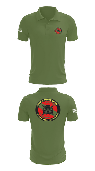 Short Sleeve Performance Polo, Otero County Sheriff, Police, Teamtime, Team time, sublimation, custom sports apparel, team uniforms, spirit wear, spiritwear, sports uniforms, custom shirts, team store, custom team store, fundraiser sports, apparel fundraiser