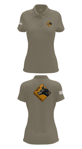 Womens Short Sleeve Performance Polo, 317th support maintenance company, Army, Teamtime, Team time, sublimation, custom sports apparel, team uniforms, spirit wear, spiritwear, sports uniforms, custom shirts, team store, custom team store, fundraiser sports, apparel fundraiser