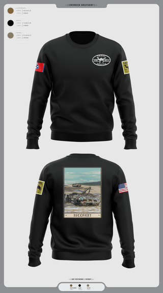 Crew Neck Sweatshirt, 278th ACR, , Teamtime, Team time, sublimation, custom sports apparel, team uniforms, spirit wear, spiritwear, sports uniforms, custom shirts, team store, custom team store, fundraiser sports, apparel fundraiser