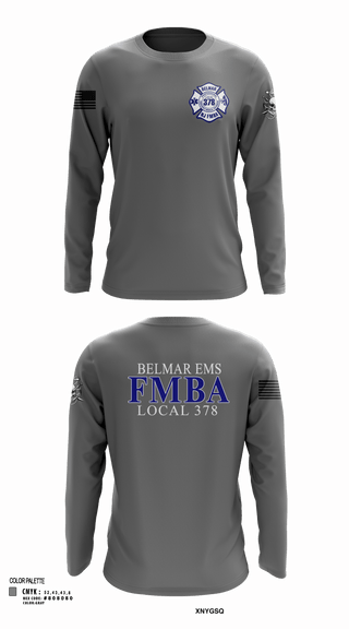 Long Sleeve Performance Shirt, Belmar FMBA, Fire Department, Teamtime, Team time, sublimation, custom sports apparel, team uniforms, spirit wear, spiritwear, sports uniforms, custom shirts, team store, custom team store, fundraiser sports, apparel fundraiser