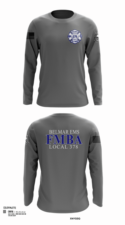 Belmar FMBA 91468281 Long Sleeve Performance Shirt - 116