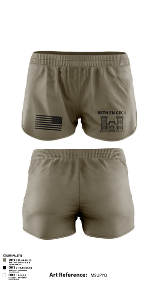 Ranger Panties, 95TH EN, Army, Teamtime, Team time, sublimation, custom sports apparel, team uniforms, spirit wear, spiritwear, sports uniforms, custom shirts, team store, custom team store, fundraiser sports, apparel fundraiser