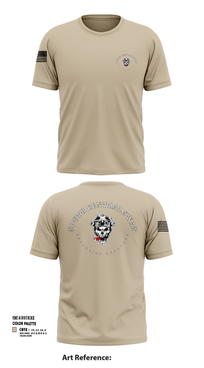 SCR SWAT 20912043 Short Sleeve Performance Shirt - 102