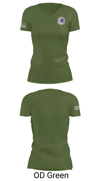 1st Comm Maintenance Sq 14666523 Women's Short Sleeve V-neck Shirt - 48