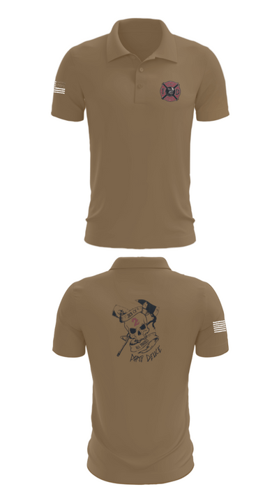 386th ECES/CEF 44039063 Short Sleeve Performance Polo - 7