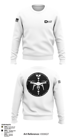 Crew Neck Sweatshirt, Delta Defense Unit, Police, Teamtime, Team time, sublimation, custom sports apparel, team uniforms, spirit wear, spiritwear, sports uniforms, custom shirts, team store, custom team store, fundraiser sports, apparel fundraiser