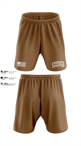 Athletic Shorts With Pockets, APSU RANGER CHALLENGE, Army, Teamtime, Team time, sublimation, custom sports apparel, team uniforms, spirit wear, spiritwear, sports uniforms, custom shirts, team store, custom team store, fundraiser sports, apparel fundraiser