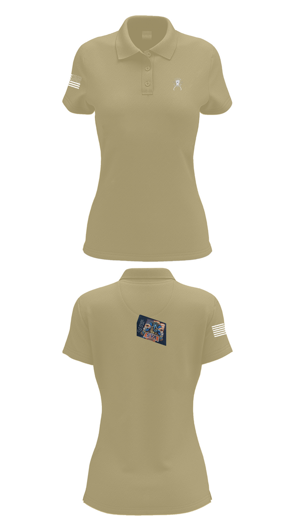 Womens Short Sleeve Performance Polo, TITAN BN, Army, Teamtime, Team time, sublimation, custom sports apparel, team uniforms, spirit wear, spiritwear, sports uniforms, custom shirts, team store, custom team store, fundraiser sports, apparel fundraiser