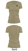 F4 Frogs 56095578 Women's Short Sleeve V-neck Shirt - 88