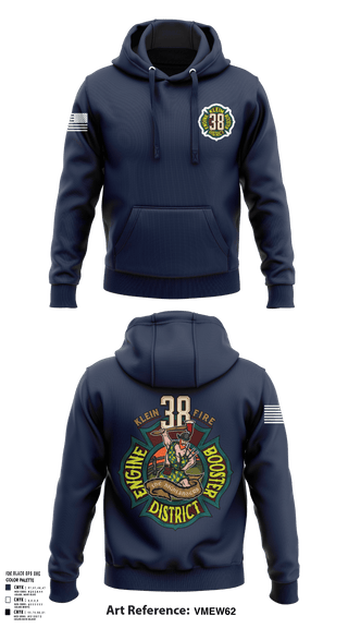 Hoodie, Klein Fire 38, Fire Department, Teamtime, Team time, sublimation, custom sports apparel, team uniforms, spirit wear, spiritwear, sports uniforms, custom shirts, team store, custom team store, fundraiser sports, apparel fundraiser