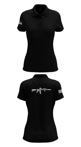 Womens Short Sleeve Performance Polo, Tactical Miami Training, Space Force, Teamtime, Team time, sublimation, custom sports apparel, team uniforms, spirit wear, spiritwear, sports uniforms, custom shirts, team store, custom team store, fundraiser sports, apparel fundraiser