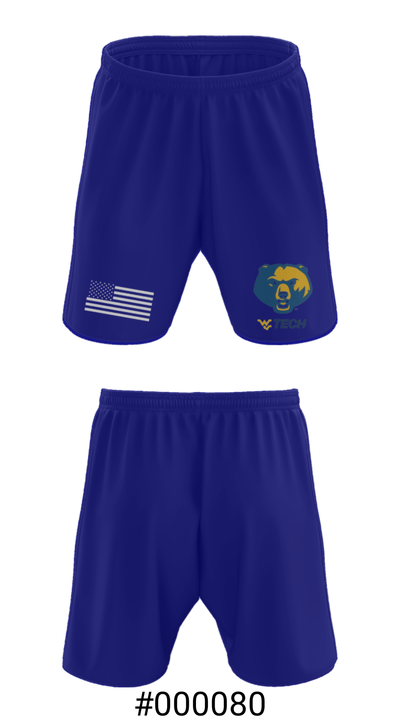 West Virginia University Institute Of Technology Baseball 18576628 Athletic Shorts With Pockets - 15