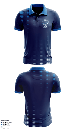 Short Sleeve Performance Polo, Prairie Central Junior High School Basketball, Women's Basketball, Teamtime, Team time, sublimation, custom sports apparel, team uniforms, spirit wear, spiritwear, sports uniforms, custom shirts, team store, custom team store, fundraiser sports, apparel fundraiser