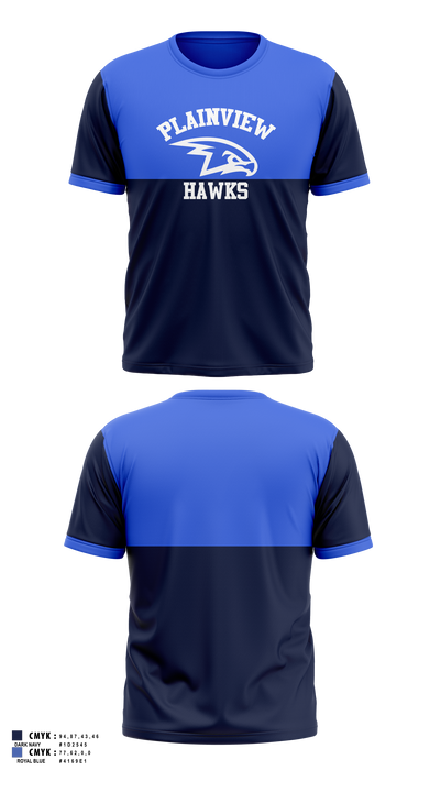 Plainview Little League 37284213 Short Sleeve Performance Shirt - 10