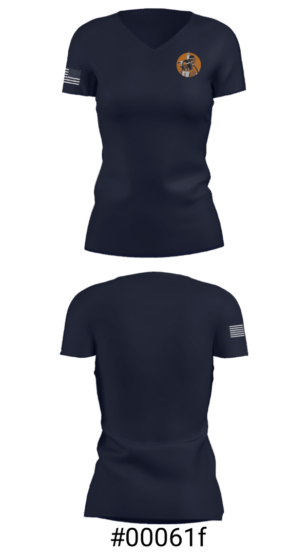 Women's Short Sleeve Vneck Shirt, Warwick Warriors, Track & Field, Teamtime, Team time, sublimation, custom sports apparel, team uniforms, spirit wear, spiritwear, sports uniforms, custom shirts, team store, custom team store, fundraiser sports, apparel fundraiser