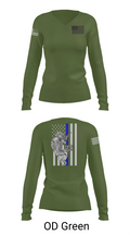 904th MP Det Military Working Dog 45495596 Women's Long Sleeve V-neck Shirt - 57