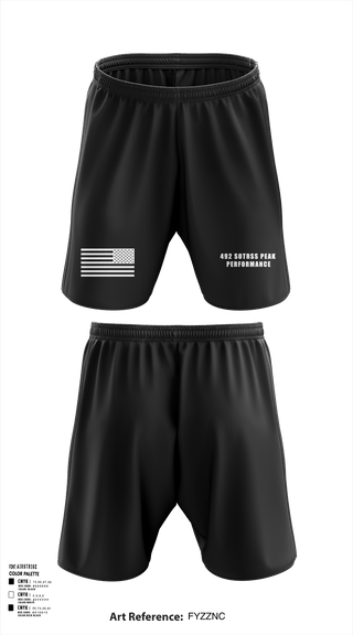 Athletic Shorts With Pockets, 492 SOTRSS Peak Performance, Air Force, Teamtime, Team time, sublimation, custom sports apparel, team uniforms, spirit wear, spiritwear, sports uniforms, custom shirts, team store, custom team store, fundraiser sports, apparel fundraiser