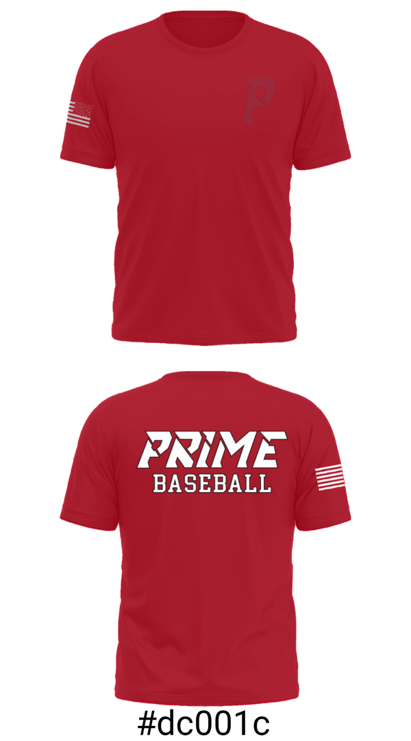 Short Sleeve Performance Shirt, Prime Baseball, Baseball, Teamtime, Team time, sublimation, custom sports apparel, team uniforms, spirit wear, spiritwear, sports uniforms, custom shirts, team store, custom team store, fundraiser sports, apparel fundraiser
