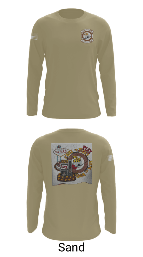 Long Sleeve Performance Shirt, VMFA-323, Marines, Teamtime, Team time, sublimation, custom sports apparel, team uniforms, spirit wear, spiritwear, sports uniforms, custom shirts, team store, custom team store, fundraiser sports, apparel fundraiser