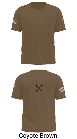 Old School Cotton Feel Shirt, B CO 2-12 CAV, Army, Teamtime, Team time, sublimation, custom sports apparel, team uniforms, spirit wear, spiritwear, sports uniforms, custom shirts, team store, custom team store, fundraiser sports, apparel fundraiser