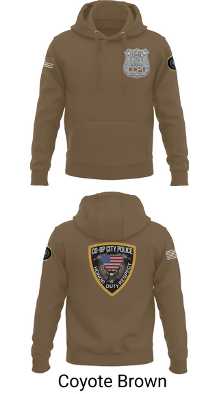 Hoodie, Co-op City Police Department, Police, Teamtime, Team time, sublimation, custom sports apparel, team uniforms, spirit wear, spiritwear, sports uniforms, custom shirts, team store, custom team store, fundraiser sports, apparel fundraiser