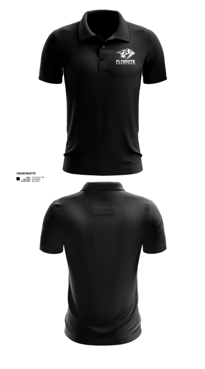 Plymouth Bowling 52990281 Short Sleeve Performance Polo - 46