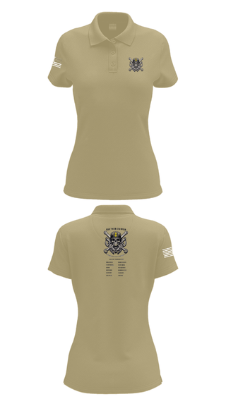 Women's Short Sleeve Performance Polo, ALC, Army, Teamtime, Team time, sublimation, custom sports apparel, team uniforms, spirit wear, spiritwear, sports uniforms, custom shirts, team store, custom team store, fundraiser sports, apparel fundraiser