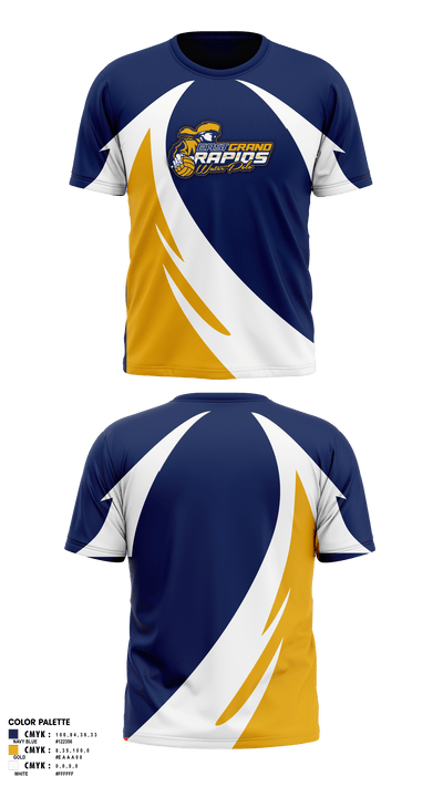 East Grand Rapids High School Water Polo 80527582 Short Sleeve Performance Shirt - 6
