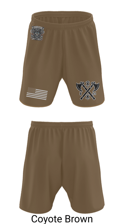 Baker 3-509th 3rd Plt 1st squad 60073036 Athletic Shorts With Pockets - 9